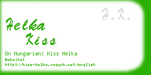 helka kiss business card